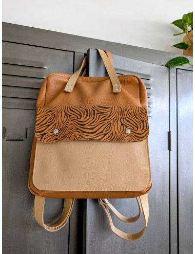 Sac à dos camel, champagne...